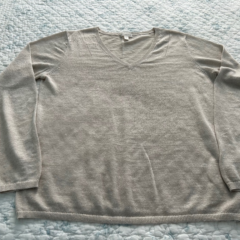Eileen Fisher 100% Linen Sweater